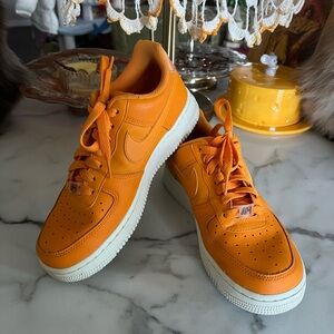 Nike Orange Air Force 1s